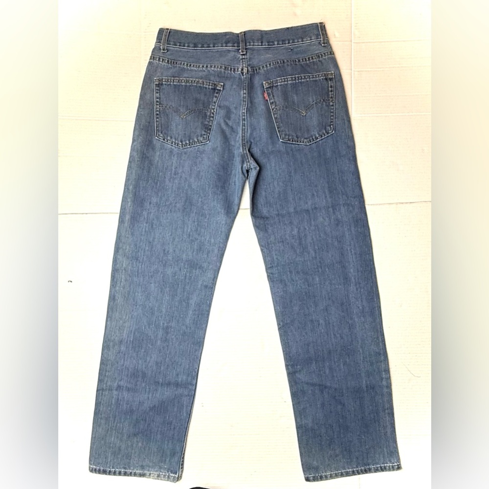 Levis 550 Relaxed‎ Women’s 20 Regular Blue Denim Jeans 30x30 Cotton Straight Leg - Picture 6 of 10